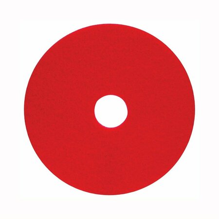 NORTH AMERICAN PAPER Light Buffing Pad, Red 420414